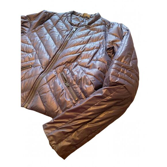 Athleta Geneva Zipper Down Jacket in Navy Size Medium 0580 - Picture 6 of 8